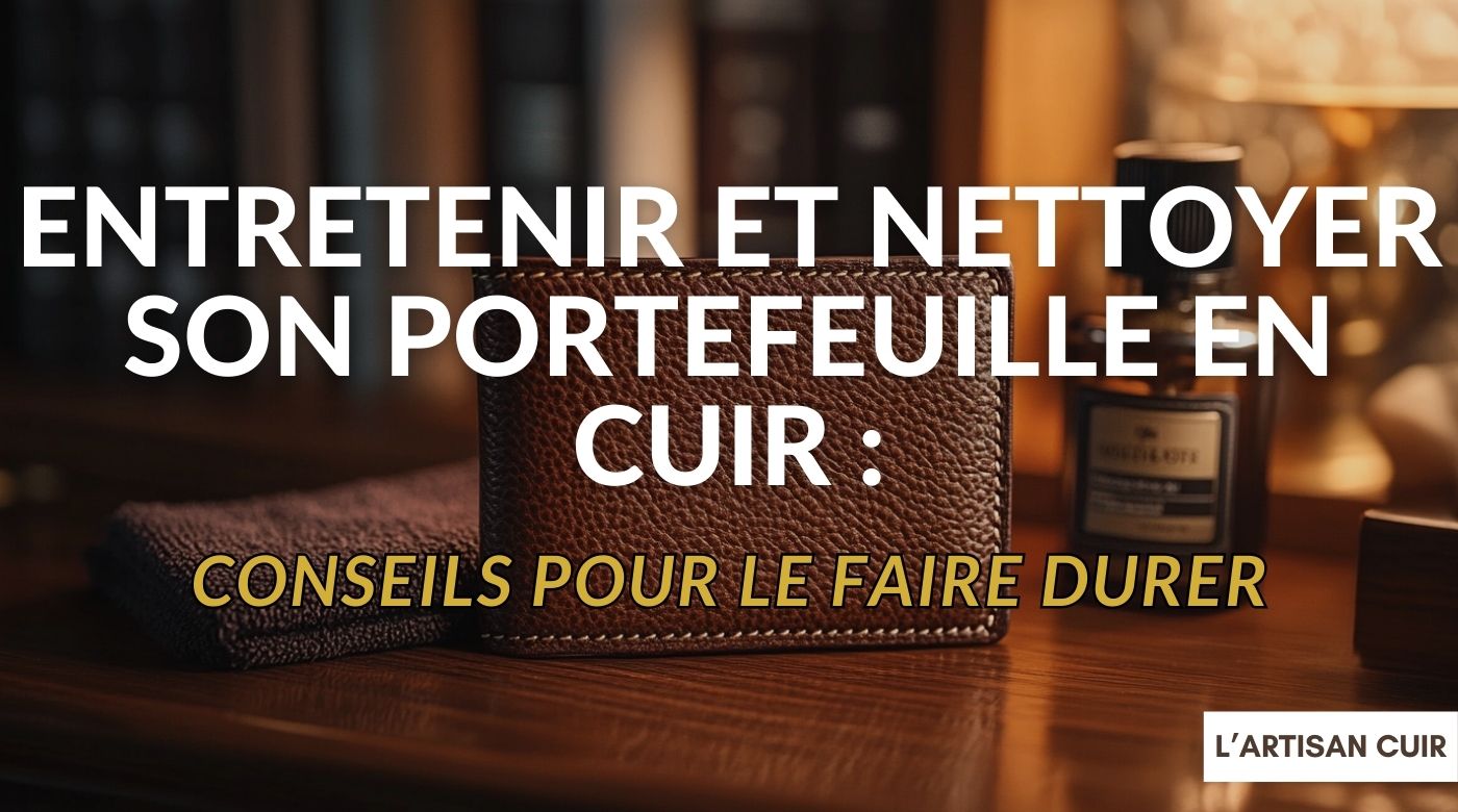 Comment entretenir et nettoyer son portefeuille en cuir