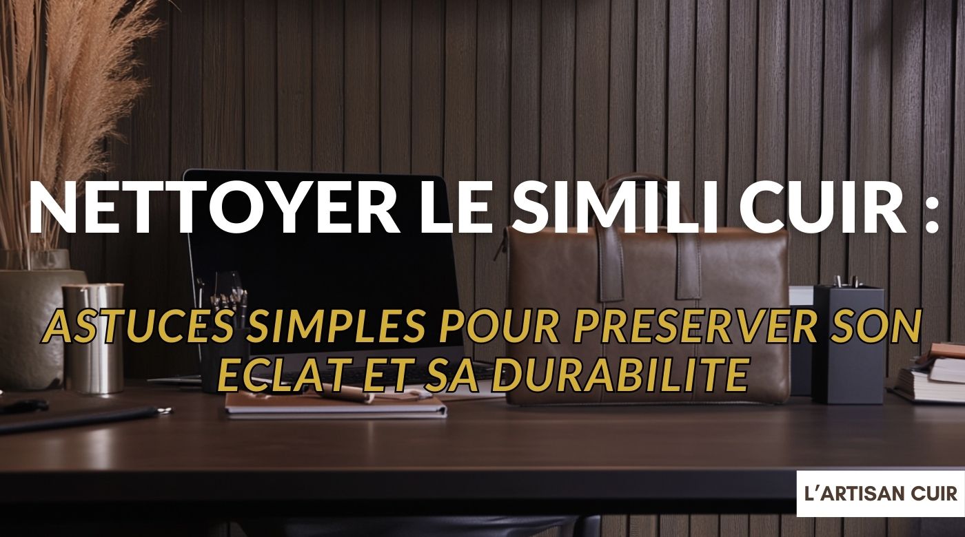 Comment nettoyer le simili cuir