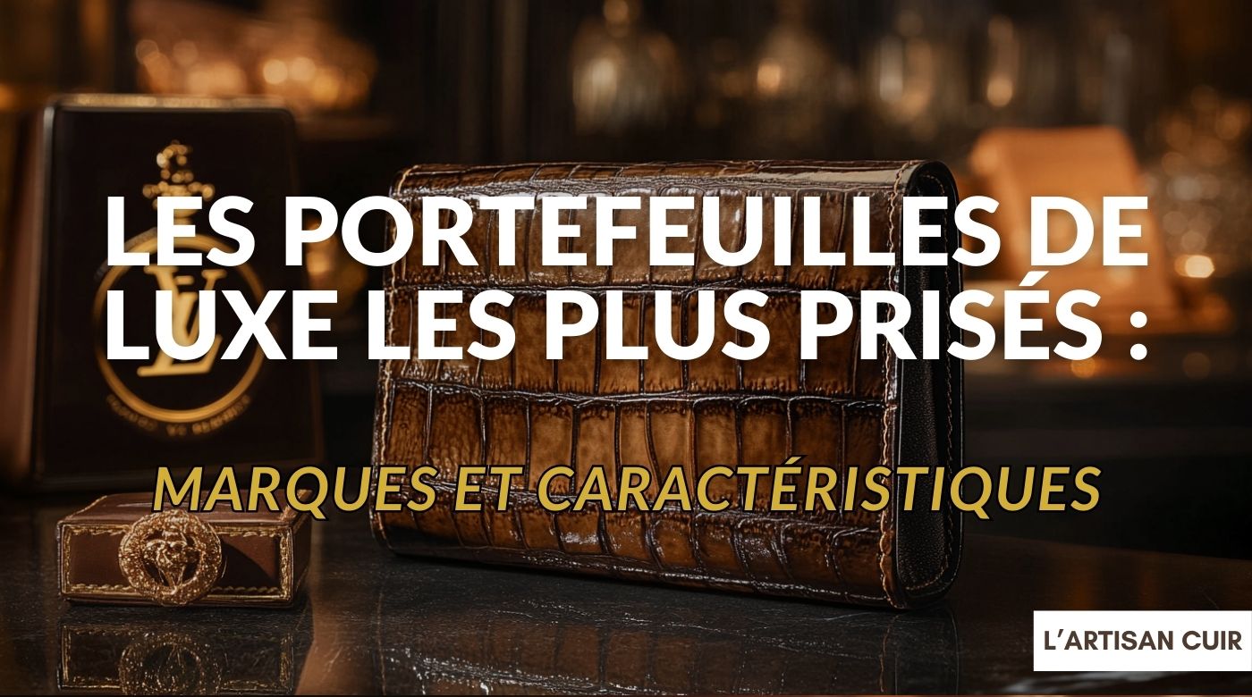 Les portefeuilles de luxe les plus prisés : marques et caractéristiques