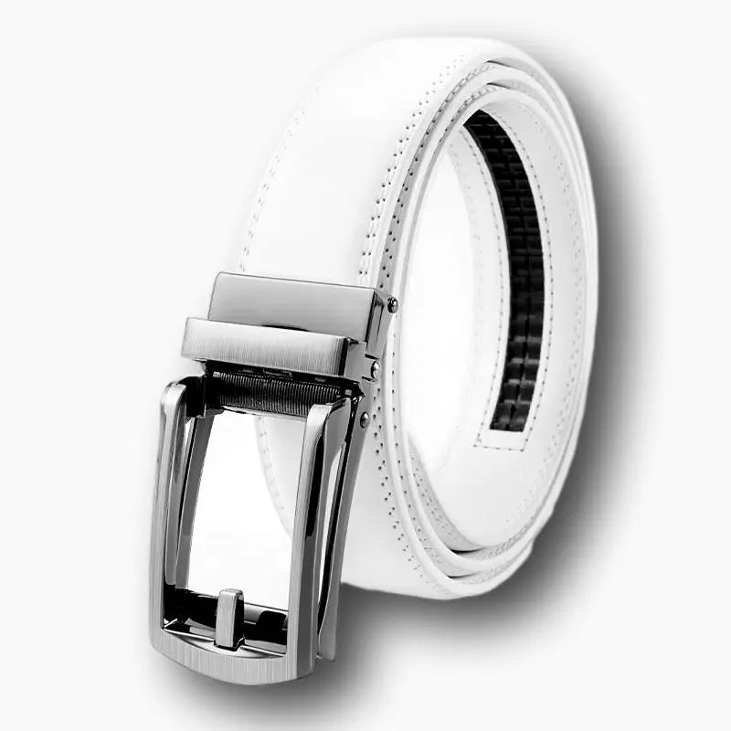 Ceinture cuir blanc homme L'artisan Cuir