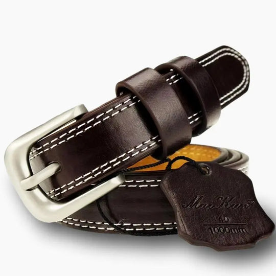 Ceinture en cuir véritable femme L'artisan Cuir