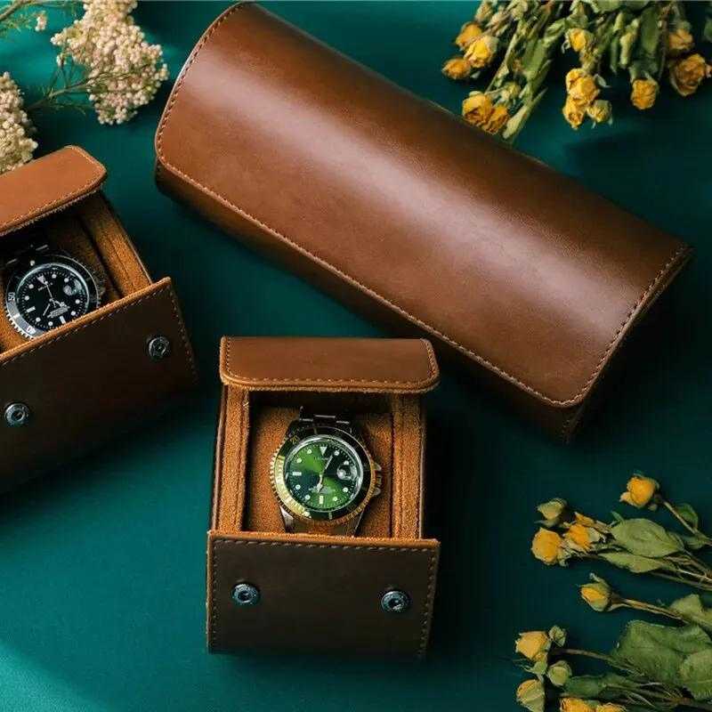 Boîte à montre homme luxe L'artisan Cuir