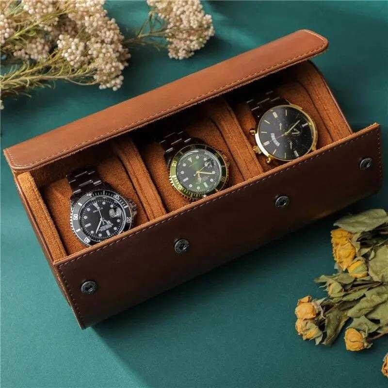 Boîte à montre Élégance Horlogère L'artisan Cuir