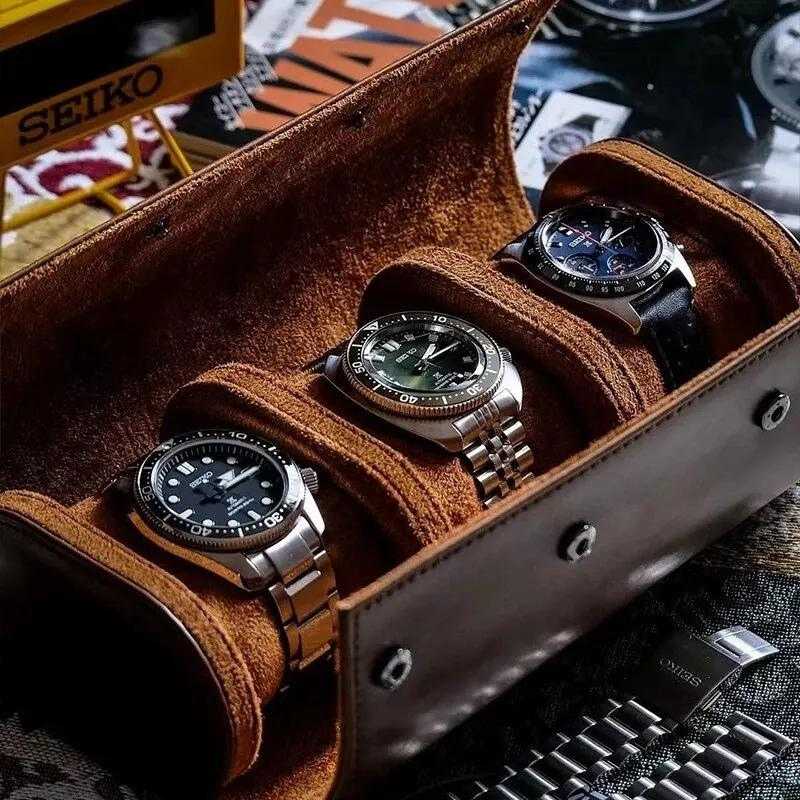 Boîte à montre Élégance Horlogère L'artisan Cuir