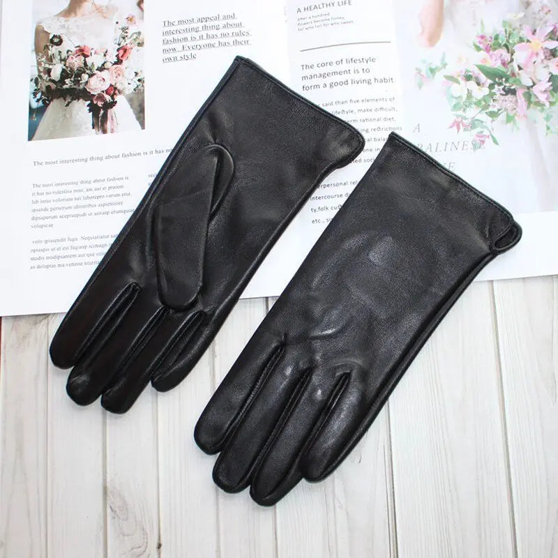 agnelle Gants Femme en Cuir Peau Lainée Denise Ventes exceptionnelles agnelle Gants Femme en Cuir Peau Lainée Denise Ventes exceptionnelles