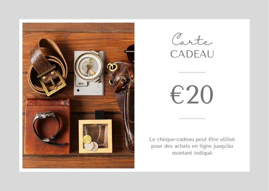 Carte Cadeau L'artisan Cuir L'artisan Cuir