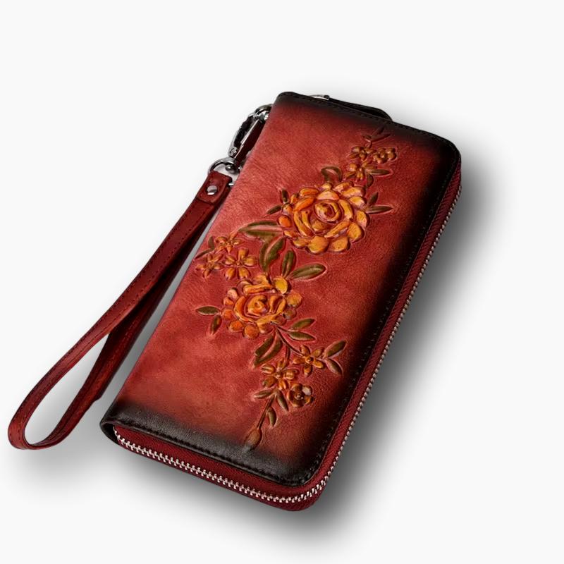 Portefeuille femme cuir coloré L'artisan Cuir