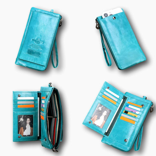 Portefeuille Chéquier femme cuir L'artisan Cuir