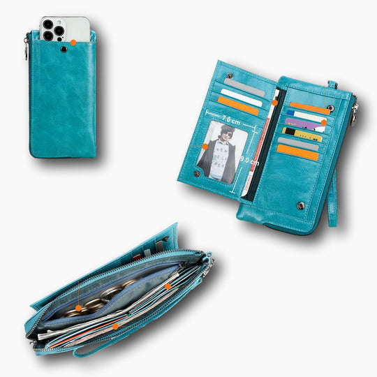 Portefeuille Chéquier femme cuir L'artisan Cuir