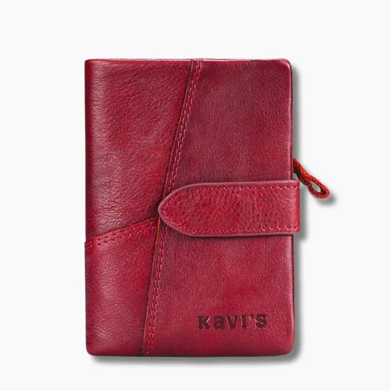 Portefeuille homme cuir rouge L'artisan Cuir