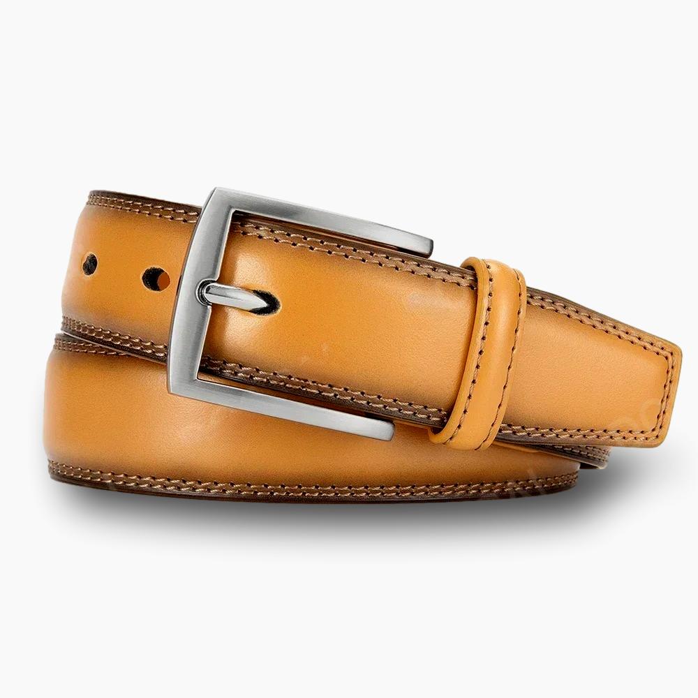 Ceinture cuir homme marron claire L'artisan Cuir