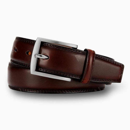 Ceinture cuir homme marron foncée L'artisan Cuir