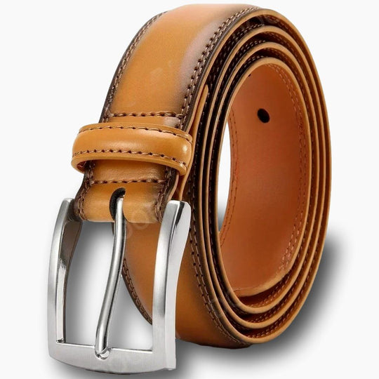 Ceinture cuir homme marron claire L'artisan Cuir