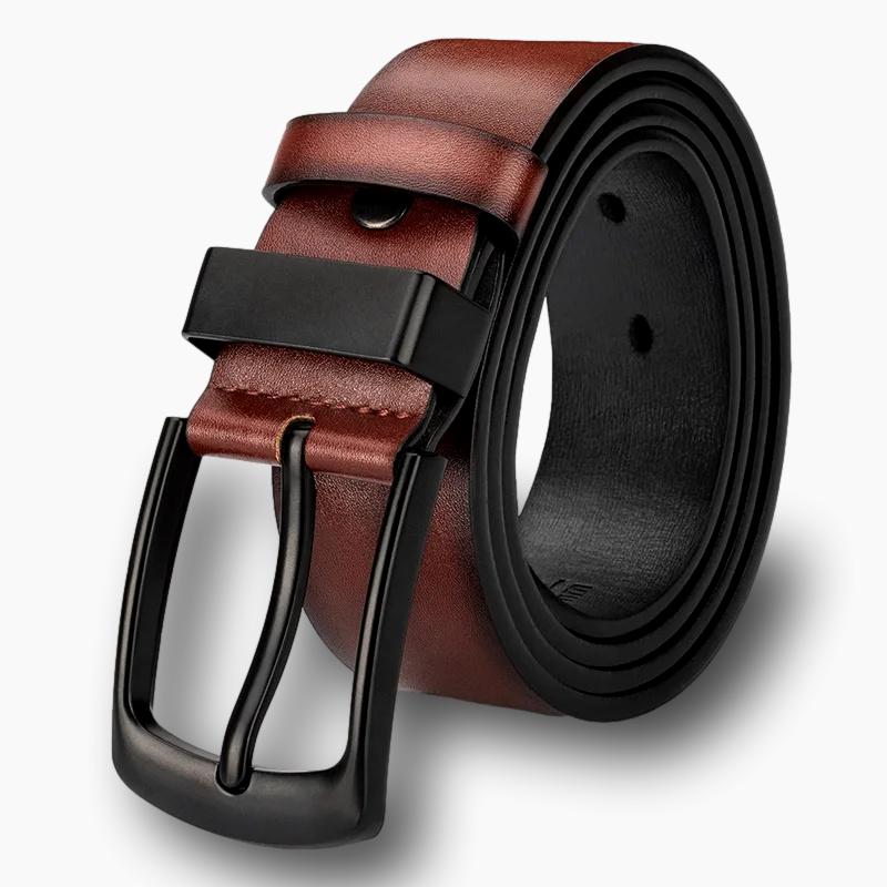 Ceinture en cuir marron homme L'artisan Cuir