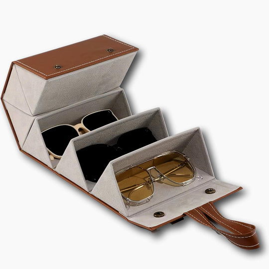 Boitier lunette en cuir L'artisan Cuir
