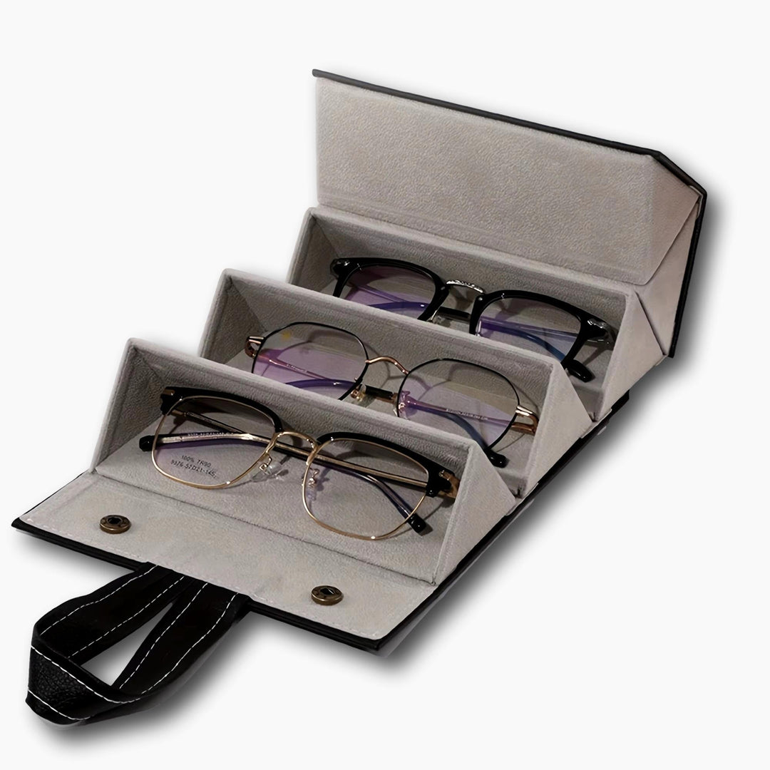 Boitier lunette en cuir L'artisan Cuir