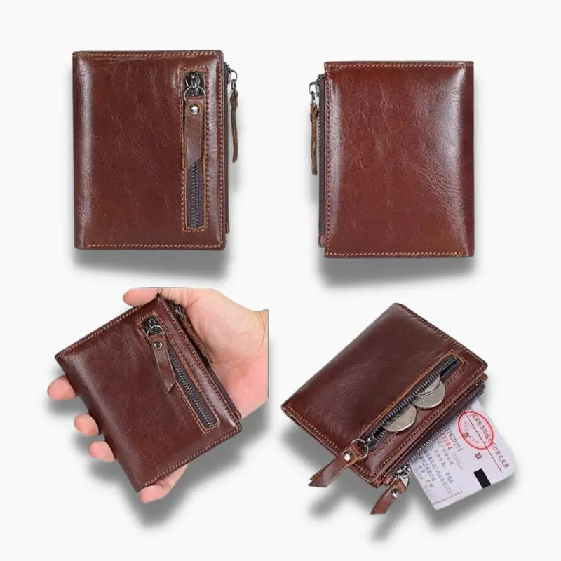 portefeuille homme cuir avec porte monnaie L'artisan Cuir