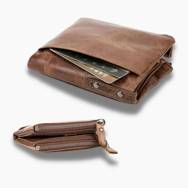 portefeuille homme cuir avec porte monnaie L'artisan Cuir