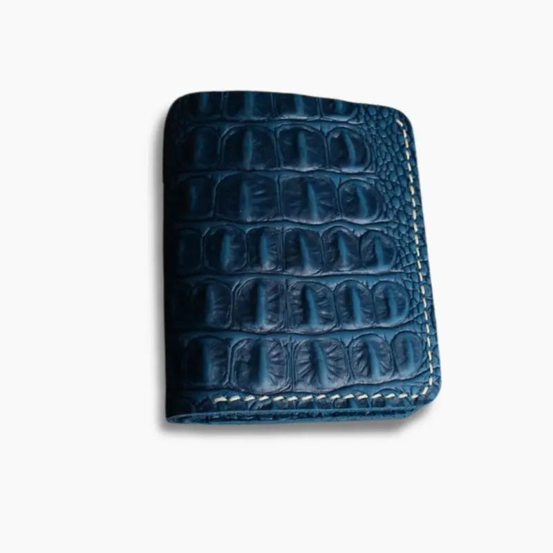 Portefeuille Homme Cuir Bleu L'artisan Cuir