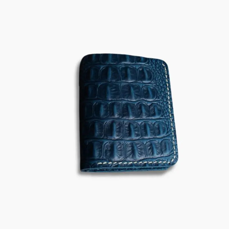 Portefeuille Homme Cuir Bleu L'artisan Cuir