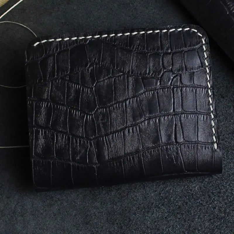 Portefeuille homme cuir noir L'artisan Cuir