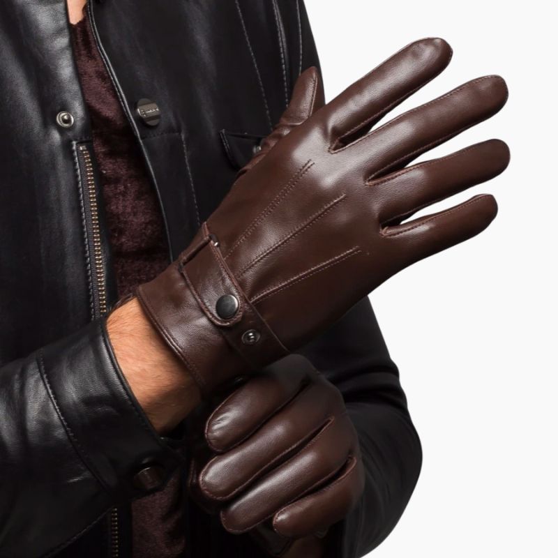 Gant en cuir Homme Hiver L'artisan Cuir